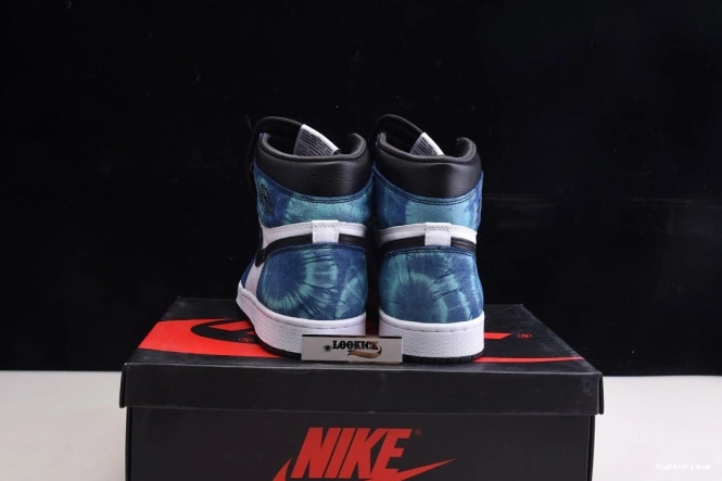 HYPE Air OG 1 Tie-Dye High CD0461-100 Jordan 0822